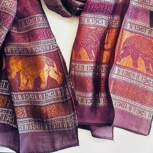 Pashmina Women's Long Silk Scarf/Wrap NWOT - Picture 9 of 9